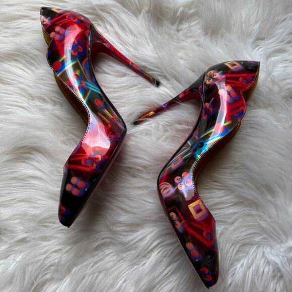 NWT • Christian Louboutin NIB Hot Chick 100 Pointed Toe Pumps Size: 37 - Picture 3 of 7